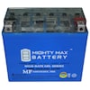 Mighty Max Battery YTX20L-BS GEL 12V 18AH Battery for Harley 02-07 VTX1800C, F, N, S YTX20L-BSGEL96